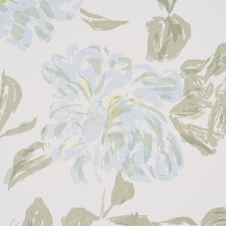 TL800020 Schumacher Peony Floral Unpasted Wallpaper Detail at Say Decor