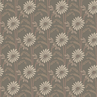 Mitchell Black Woodland Bloom Floral Wallpaper in shade Umber at Say Decor