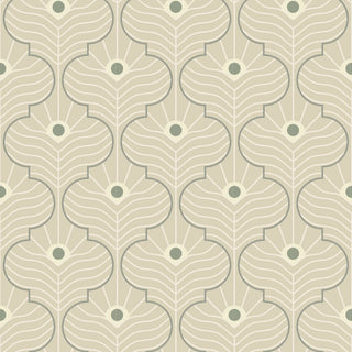 Mitchell Black Shape of Color Moroccan Peacock Geometric Wallpaper