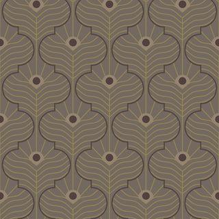 Mitchell Black Shape of Color Moroccan Peacock Geometric Wallpaper