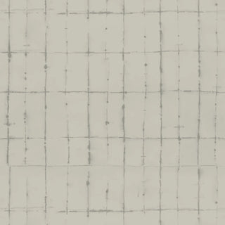 Mitchell Black Paper Abstraction Wash Grid Wallpaper in shade Driftwood at Say Decor
