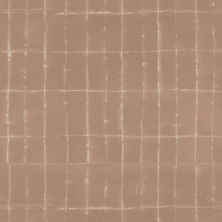 Mitchell Black Paper Abstraction Wash Grid Wallpaper in shade Terracotta at Say Decor