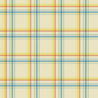 Mitchell Black Heritage Ashcroft Tartan Plaid Wallpaper in shade Primary at Say Decor