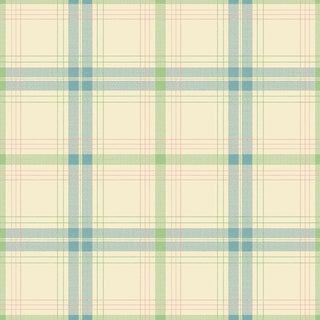 Mitchell Black Heritage Plaid English Check Wallpaper in shade Greenhouse at Say Decor