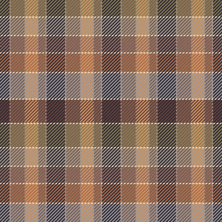 Mitchell Black Heritage Plaid London Check Wallpaper in shade Apricot at Say Decor