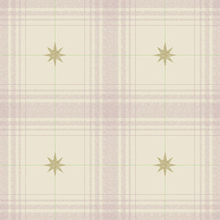 Mitchell Black Heritage Plaid Mariners Grid Wallpaper in shade Sunrise at Say Decor