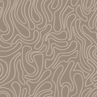 Mitchell Black Aire Abstract Wallpaper in shade Deep Taupe at Say Decor