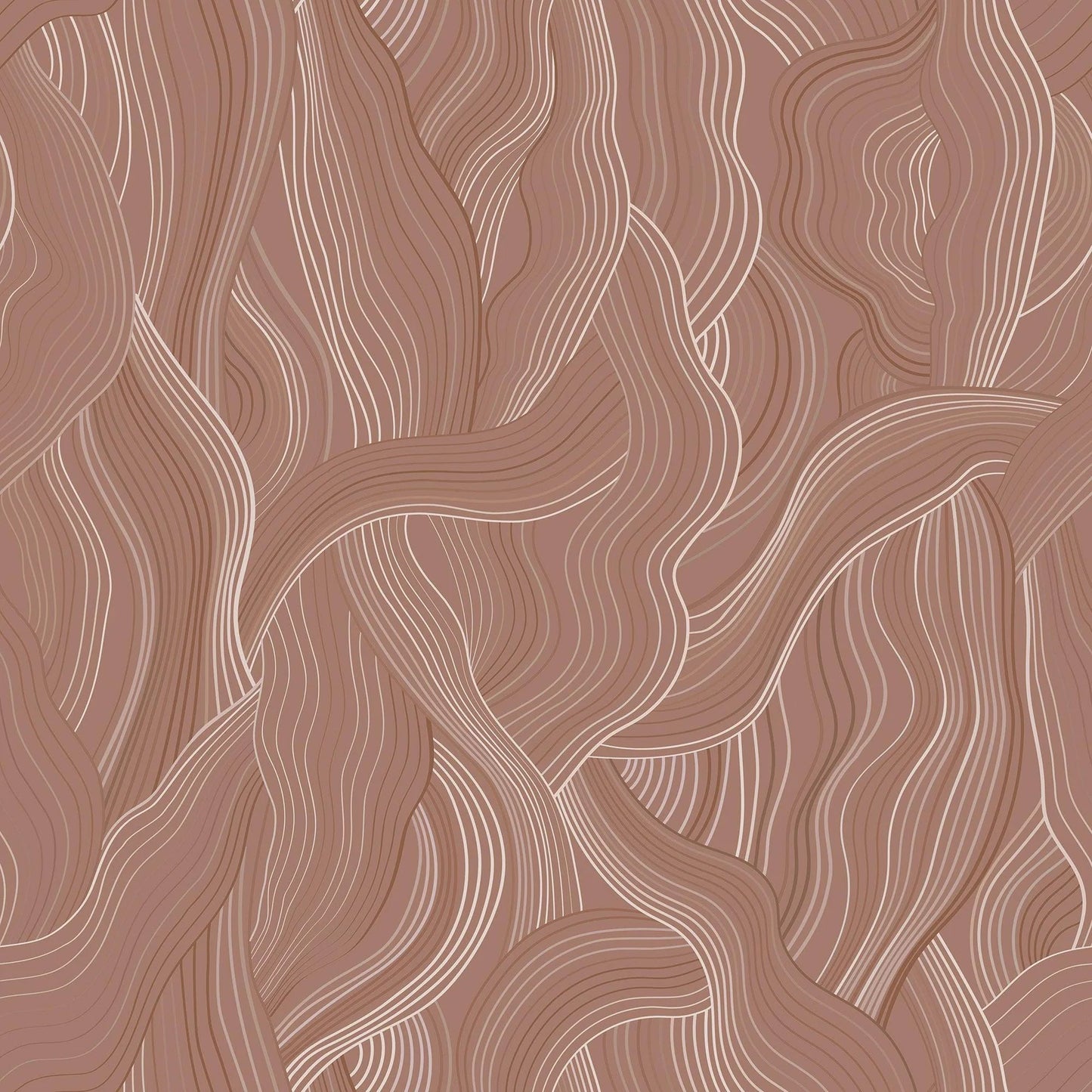 Mitchell Black Meraki Abstract Wallpaper in shade Dusty Rose at Say Decor