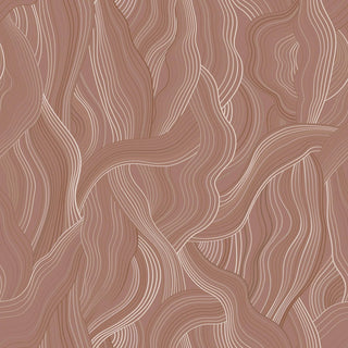 Mitchell Black Meraki Abstract Wallpaper in shade Dusty Rose at Say Decor