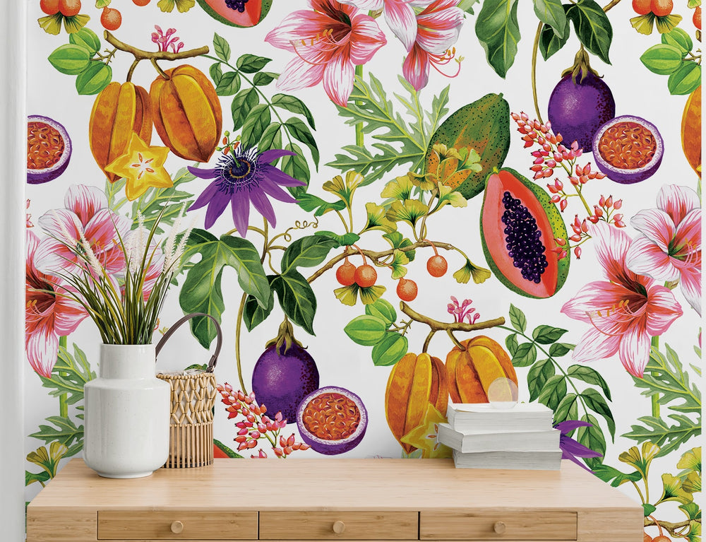 WD10101 fruit wallpaper decor from Seabrook Designs