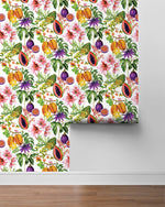 WD10101 fruit wallpaper roll from Seabrook Designs
