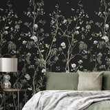 WD20000M tropical chinoiserie wall mural bedroom from Say Decor