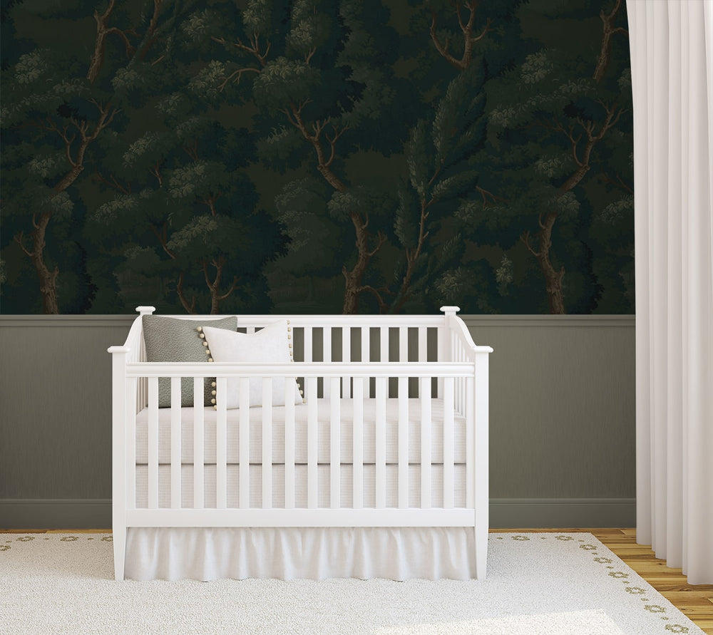 WD20104M forest wall mural nursery from Say Decor