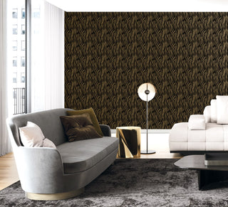 WH40206 Piano Jazz Faux Skin Animal Print Unpasted Wallpaper Living Room from Say Decor