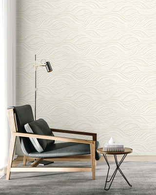 WH41703 Piano Melody Waves Abstract Unpasted Wallpaper Decor from Say Decor
