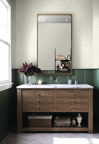 WH41703 Piano Melody Waves Abstract Unpasted Wallpaper Bathroom from Say Decor