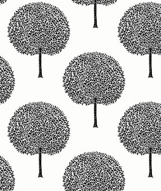 WH41800 Piano Demi Trees Botanical Unpasted Wallpaper from Say Decor
