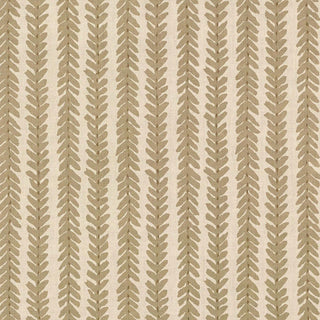 WOOD002 Schumacher Woodperry Linen Botanical Stripe Fabric at Say Decor