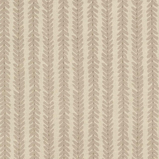 WOOD005 Schumacher Woodperry Linen Botanical Stripe Fabric at Say Decor