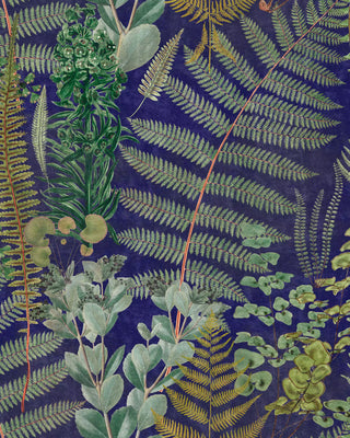 MINDTHEGAP WP20318 Blue Green Sanctuary Botanical Unpasted Wallpaper at Say Decor