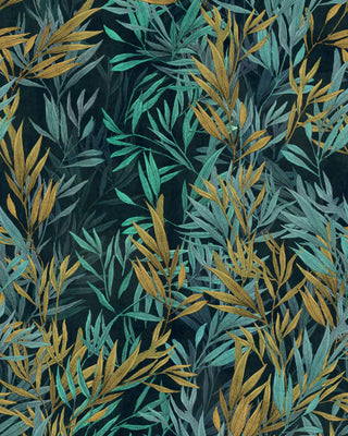 MINDTHEGAP WP20732 Blue Freshwater Grass Unpasted Wallpaper at Say Decor