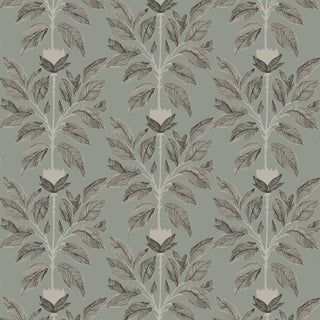 Mitchell Black Botanical Legacy Wayward Petal Wallpaper in shade Sage Taupe at Say Decor