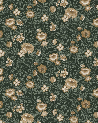 Riverpine Studio Woodland Green Annabelle Floral Wallpaper at Say Decor