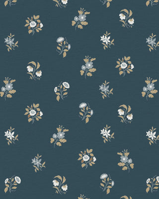 Riverpine Studio Blue Note Ashthorn Floral Wallpaper at Say Decor