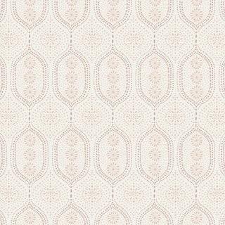 Holloway Floral Geometry blush Peel and Stick Wallpaper from Say Decor