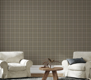 Alcott Plaid Peel and Stick Wallpaper