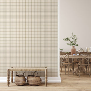 Alcott Plaid Peel and Stick Wallpaper