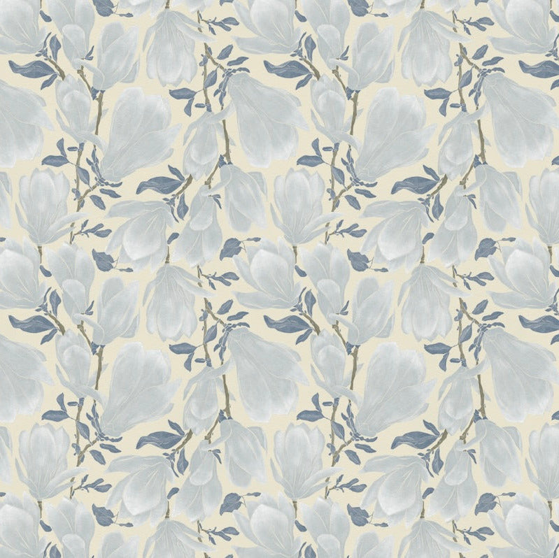 Cornelia blue Floral Peel and Stick Wallpaper