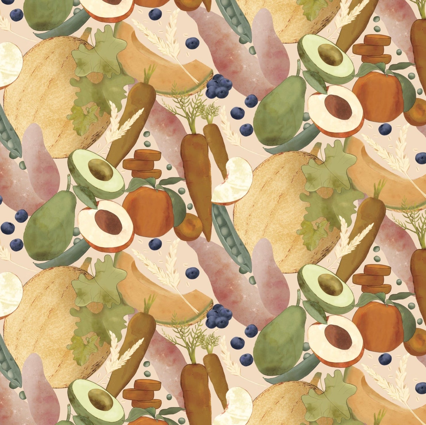 Gusteau Watercolor Peel and Stick Wallpaper from Say Decor