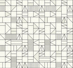 Belfiore Stacked Shapes Geometric Unpasted Wallpaper