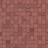 SD10806DS Belfiore stacked shapes geometric wallpaper from Say Decor