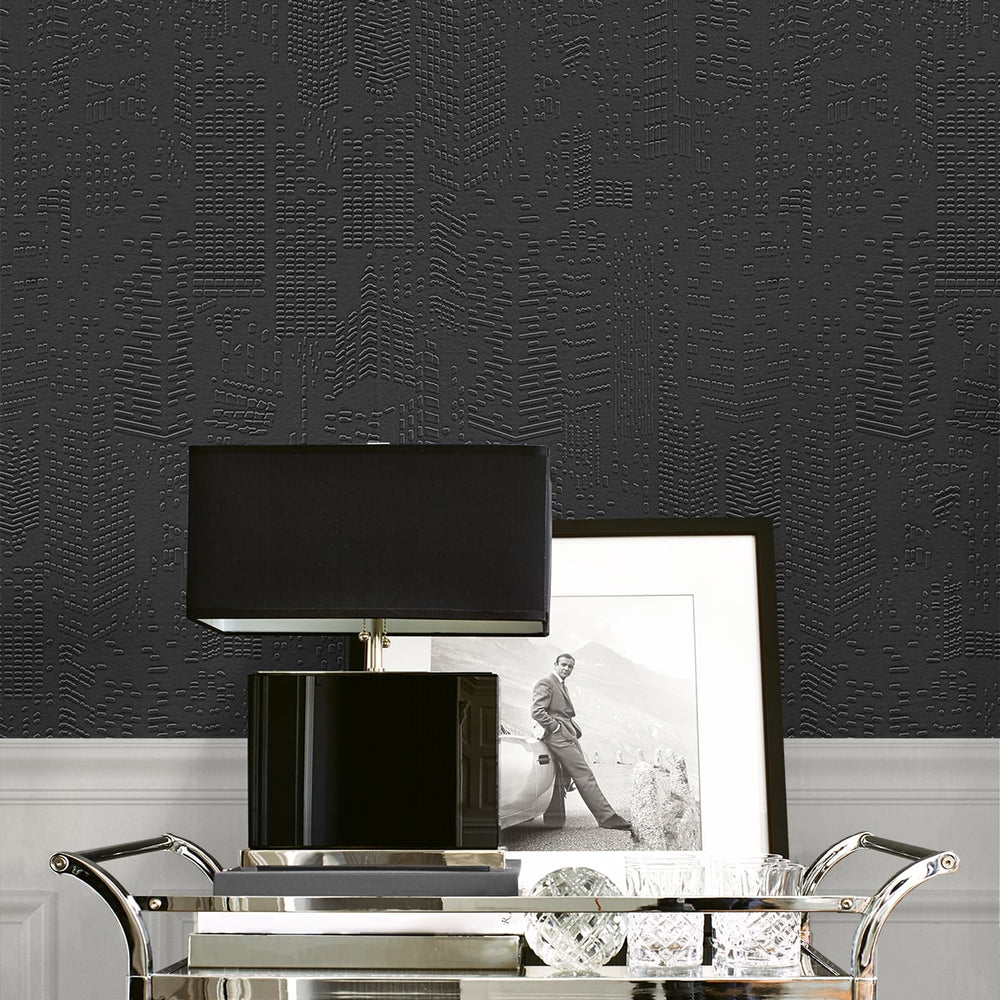 
                  
                    11004-10 skyline paintable wallpaper entryway from the RollOver collection by Erismann
                  
                