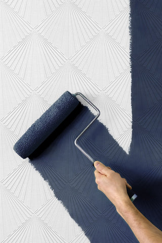 11005-10 diamond geometric paintable wallpaper paint from the RollOver collection by Erismann