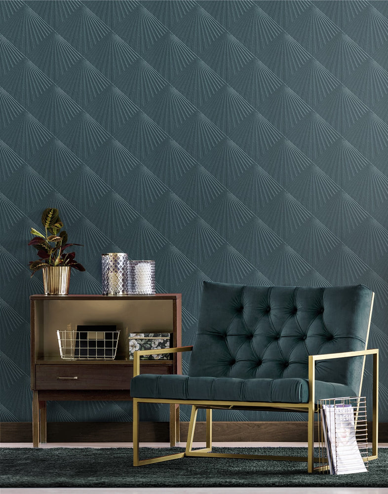 11005-10 diamond geometric paintable wallpaper living room from the RollOver collection by Erismann