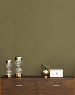11005-10 diamond geometric paintable wallpaper decor from the RollOver collection by Erismann
