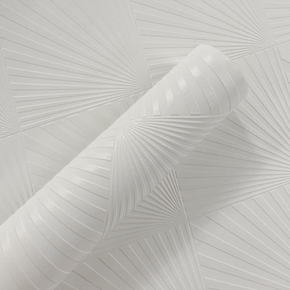 11005-10 diamond geometric paintable wallpaper roll from the RollOver collection by Erismann