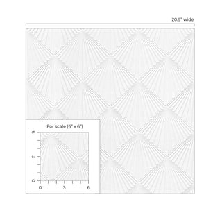 11005-10 diamond geometric paintable wallpaper scale from the RollOver collection by Erismann