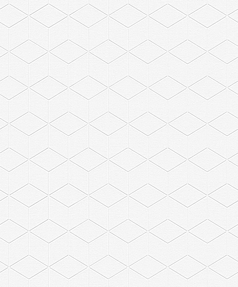 11008-10 geometric paintable wallpaper from the RollOver collection by Erismann