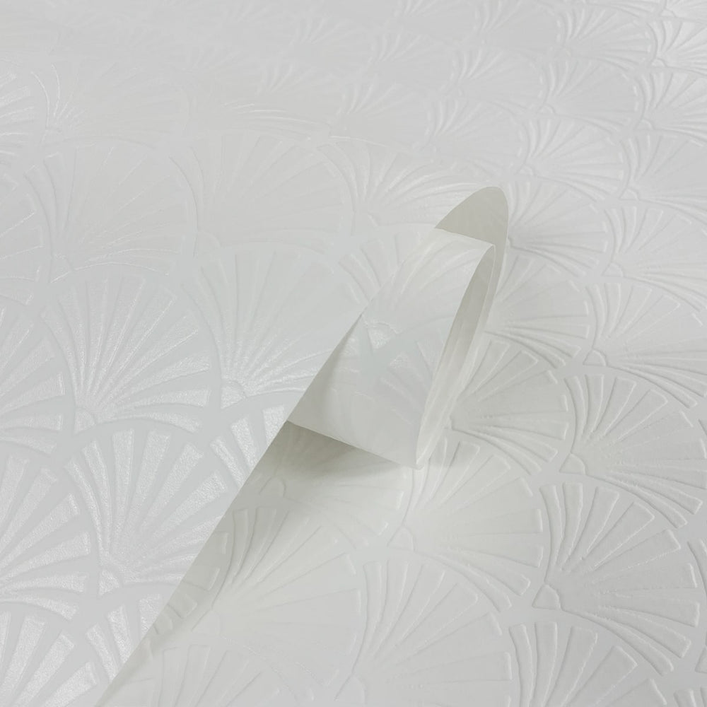 11011-10 geometric paintable wallpaper roll from the RollOver collection by Erismann