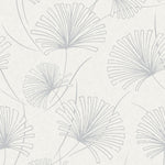 1302400 silver palm botanical wallpaper from the Black and White collection by Etten Gallerie