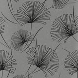 1302402 silver palm botanical wallpaper from the Black and White collection by Etten Gallerie