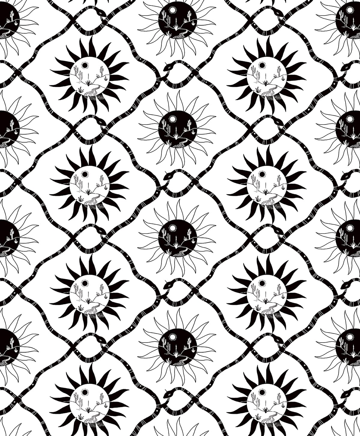 140070WR Sol peel and stick wallpaper from Elana Gabrielle