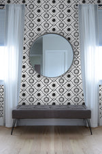 140070WR Sol peel and stick wallpaper bedroom from Elana Gabrielle