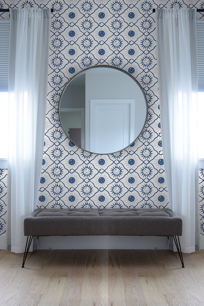 140073WR Sol peel and stick wallpaper bedroom from Elana Gabrielle