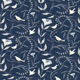140090WR Birdsong peel and stick wallpaper from Elana Gabrielle