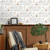 140100WR Desert Afternoon peel and stick wallpaper entryway from Elana Gabrielle